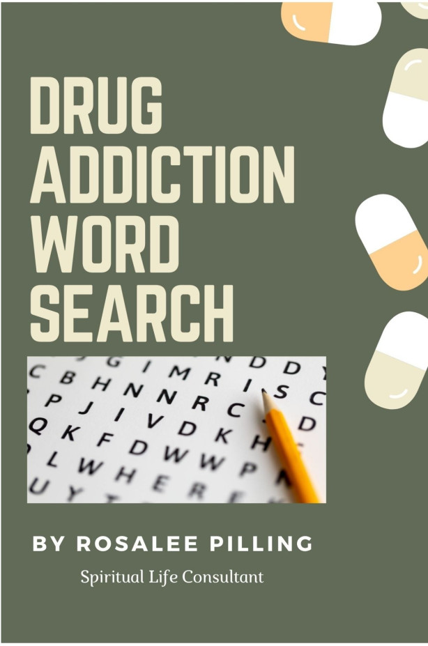 Drug Addiction Word Search: 31 activities to stimulate your brain, and help you to cope